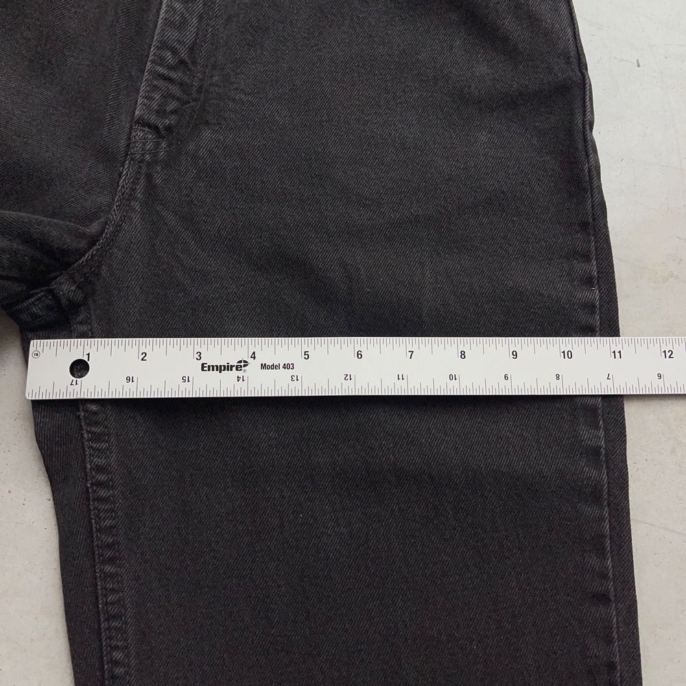 Vintage 90s Levi's 521 Tapered Fit Jeans Womens 10 Dark Brown Denim Size 27x27.5 - Picture 13 of 15